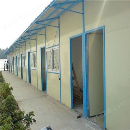 三层装配式彩钢活动板房厂家 二层内置走廊移动厕所板房定制