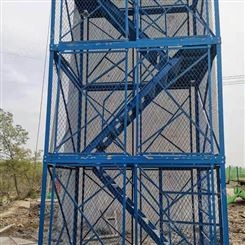 安全梯笼 箱式基坑梯笼 可订购 施工箱式梯笼