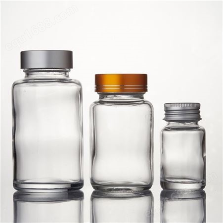 虫草瓶 高硼硅玻璃瓶 康纳 保健品瓶 胶囊包装瓶