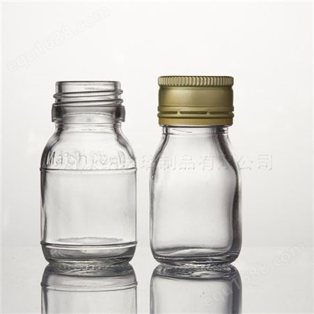 透明玻璃燕窝瓶 密封椭圆储物瓶 圆形螺口分装瓶 蜂蜜瓶果酱瓶