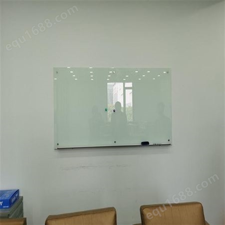 利达文仪超白钢化玻璃白板 安装 淡绿色玻璃板 烤漆玻璃