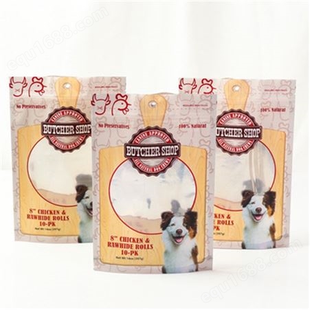 宠物食品袋 精美塑料宠物食品袋 犬猫宠物食品袋 青岛英贝包装