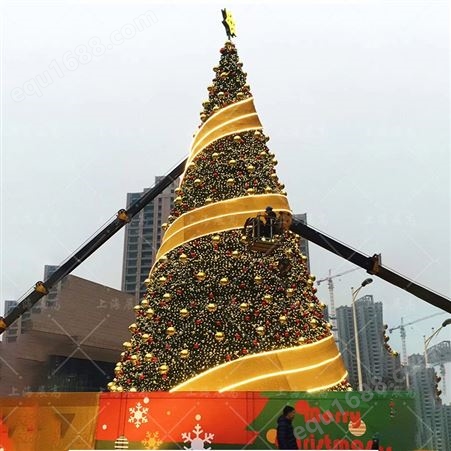 商场 购物广场大圣诞树 _3米至50米商场户外大型圣诞树 led光圣诞树