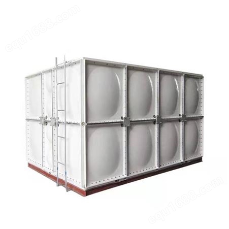 玻璃钢水箱smc 消防玻璃钢水箱30立方 屋顶玻璃钢消防水箱