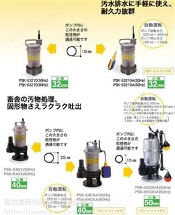 日本工进KOSHIN水泵PSK-540X-AAA-0中国代理处
