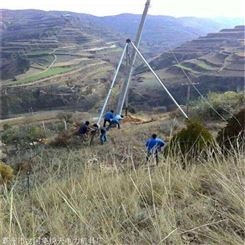 云南普洱市销售 15米手摇式立杆机 大型环保水泥杆立杆器 定制