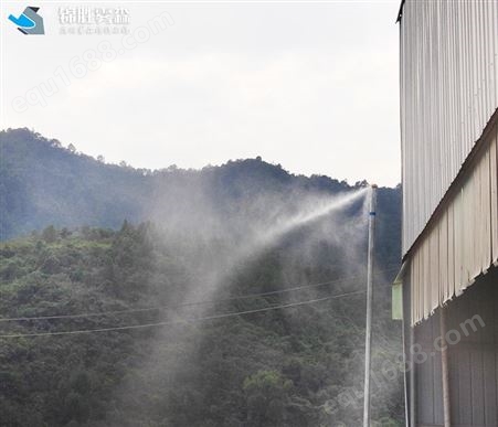 砂石厂除尘雾喷机 甘南郑州工地喷雾降尘设备