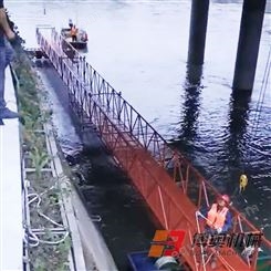 32米水上桥梁桥底施工吊篮 轻便灵活 博奥KH380降低成本