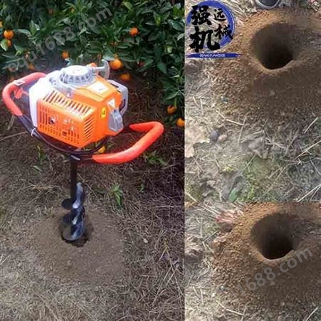 新款汽油钻坑机 果园施肥打坑机图片