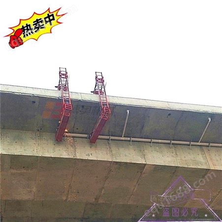 桥梁排水管安装施工平台 可跨越护栏 博奥PR23 操作简单