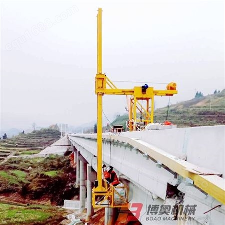 桥梁排水管安装施工平台 一天安装200米 博奥DP37 轻便灵活