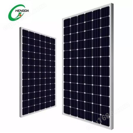 恒大单晶380W太阳能电池板 380W太阳能电池组件 380W太阳能光伏板