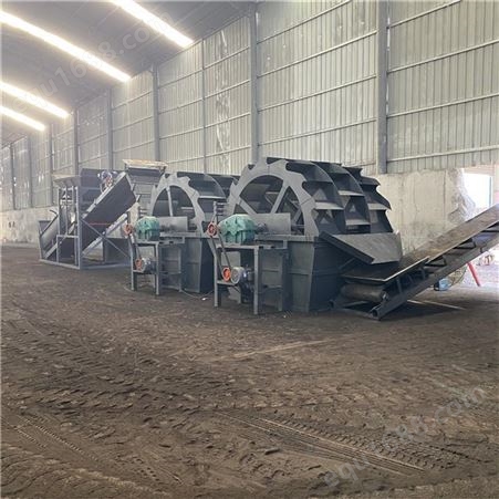 大型移动轮斗式洗砂机 破碎生产线 自动洗沙设备 云南制砂机厂家