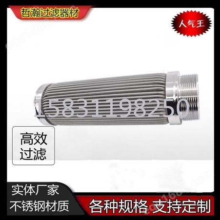 厂家直供 消声器滤芯  蒸汽消音器滤筒   法兰DN80  300目  304/316不锈钢