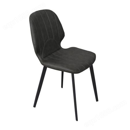 北欧餐椅后现代简约椅意式轻奢网红椅餐厅铁艺椅子凳子家用靠背椅DF-027