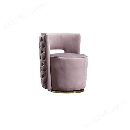 鼎富金属 DF-625轻奢梳妆凳 意大利风格化妆榻休闲椅 梳妆椅 拉扣矮凳