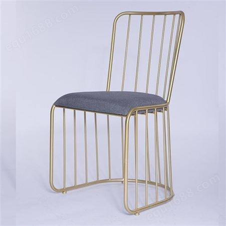鼎富金属北欧餐椅网红靠背休闲椅子 化妆椅铁艺小凳子 DF-132