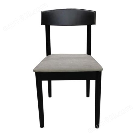 鼎富DF311简约餐桌椅咖啡厅休闲靠背椅客厅餐厅舒适PU皮椅子