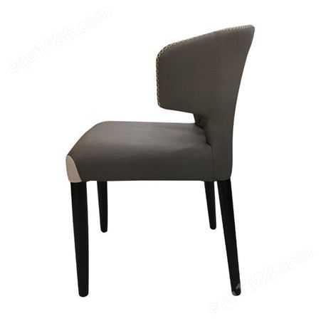 鼎富DF303厂家批发简约餐椅 家用靠背铁艺椅子 客厅舒适皮质休闲椅