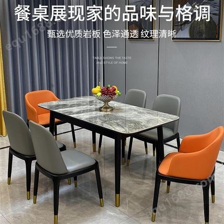 广东佛山可伸缩折叠岩板餐桌 现代简约轻奢多功能餐桌 小户型餐桌 鼎富DF-022447
