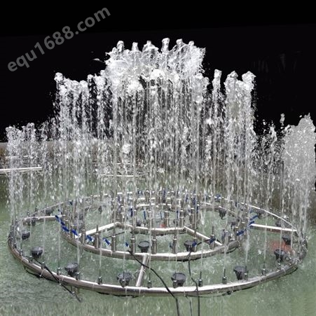芬林喷泉设备 304不锈钢水幕定制 FS-06景观音乐喷泉