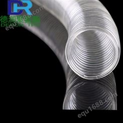PU透明钢丝软管 食品级PU钢丝管 透明钢丝软管 