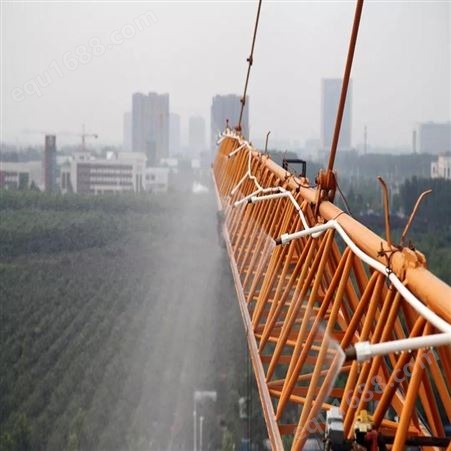 广西来宾可旋转式塔吊喷淋设备建筑工地塔吊喷淋现货批发
