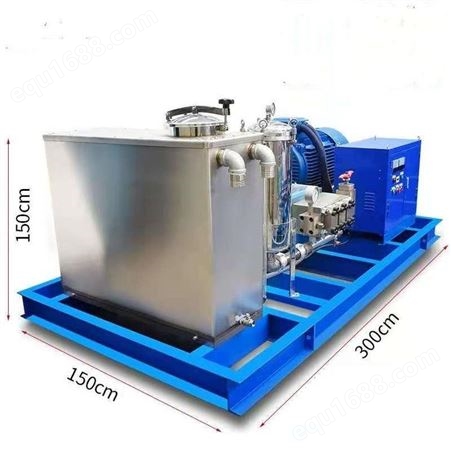 北京石油化工热交换器高压清洗机 水拓除锈1000公斤压力高压清洗机设备