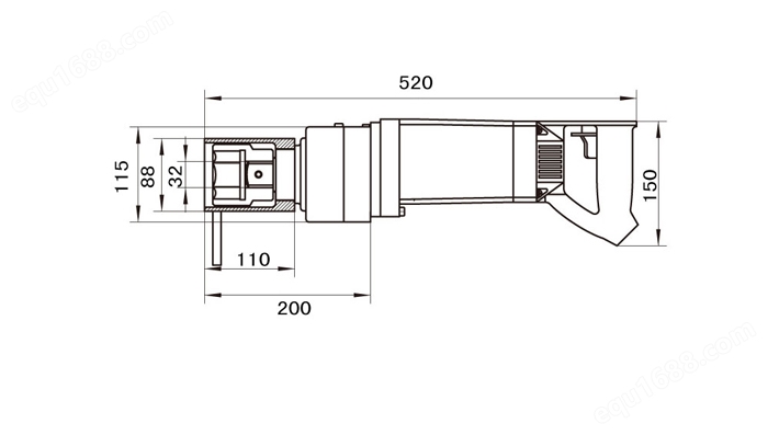定扭矩电动扳手P1D-2000(图2)