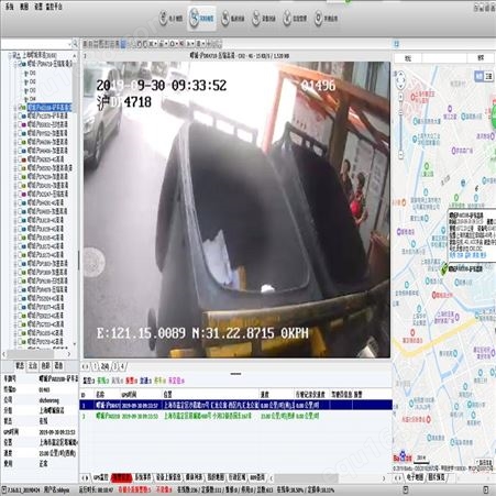 海伊视讯 环卫车油罐车车载双SD卡 4G模拟网络录像机 深圳车载录像机