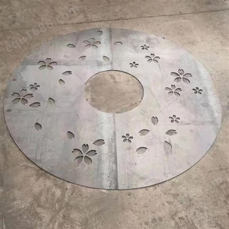 圆形不锈钢喷塑树池盖板 201不锈钢折边树池篦子 碳钢板喷塑树篦子 普罗盾