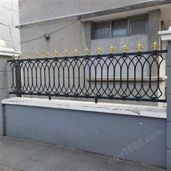 铸铁围墙 工厂院围栏铸铁护栏 铸铁栅栏 普罗盾铸铁护栏厂家销售 A82