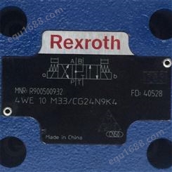 RexrothR900500932 4WE10M33/CG24N9K4电磁换向阀