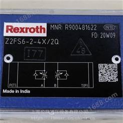 RexrothR900481622 Z2FS6-2-4X/2Q双单向节流阀