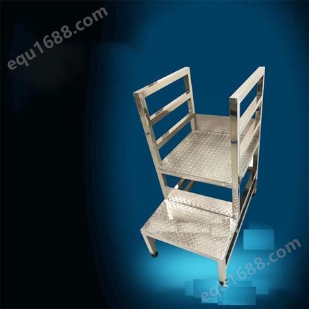 天津生产不锈钢登高梯华奥西厂家定制三步梯-步步高登高梯