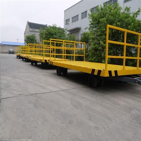 平板拖车 装货面积大平板车 德沃生产厂家 灵活稳定