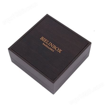 木纹直角珠宝胶盒 戒指盒定制 精美手镯盒