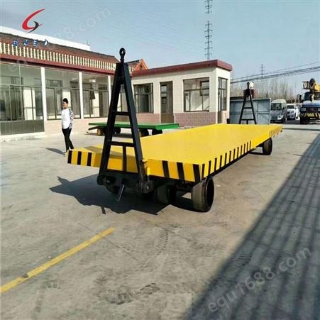 平板拖车 德沃 平板拖车厂家 无动力平车 技术支持