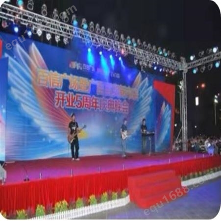 移动舞台搭建背景墙衔接架出租上海LED大屏租凭大型舞台设备租凭金铭服务