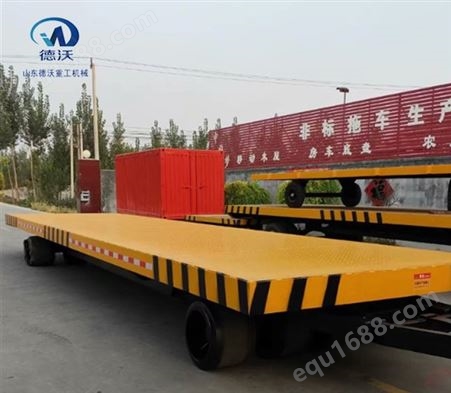 50吨位平板拖车 大型重型货物运输牵引车 山东德沃  支持定制