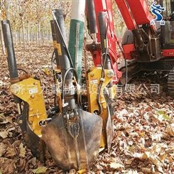 九麟液压铲式挖树机 园林挖坑机厂家价格