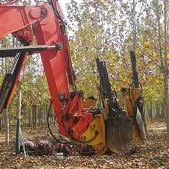 九麟铲式挖树机国产 苗木清地快速挖球用园林挖坑机价格