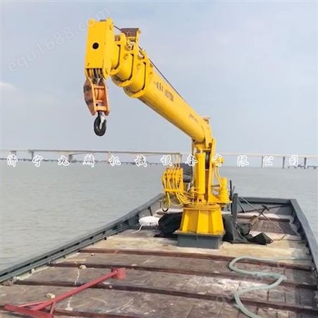 供应6吨8吨船吊机 安徽船舶配套起重吊运机设备制造厂家