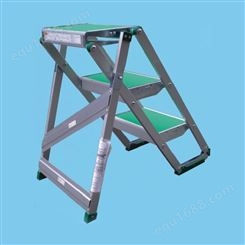 成都宝源 铝合金折叠式踏台梯/铝合金踏台梯/铝合金梯凳1229