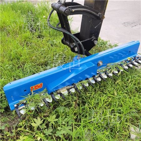 微型挖掘机割草机 实拍小型绿篱锯 避让式除草机生产厂家