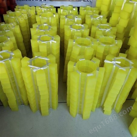 T型六角黄色聚氨酯梅花垫 T型六角联轴器缓冲垫