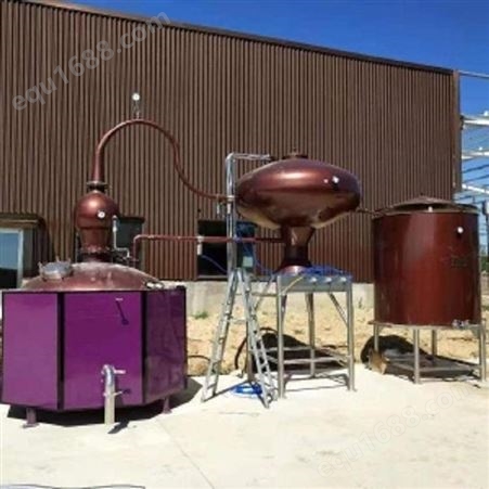 森科机械300升夏朗德壶式蒸馏设备小酒庄专用