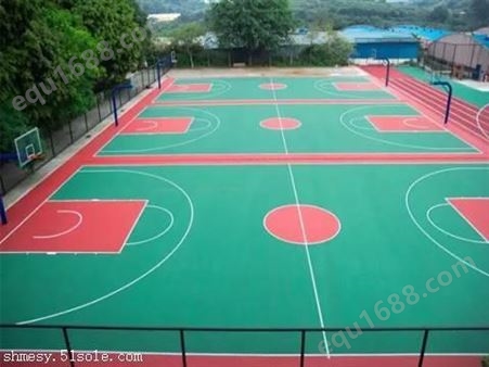 上海虹口建造篮球场塑胶漆价格多少