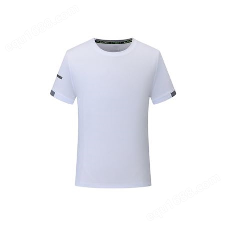 夏季运动跑步速干t恤定制广告衫工作服印logo空白短袖男健身衣服