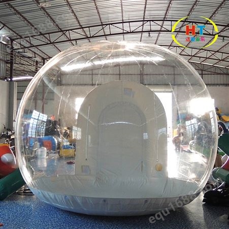 浩童充气水晶球透明泡泡屋百万海洋池婚庆节日展览帐篷酒店露营球形